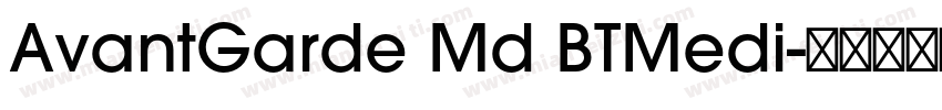 AvantGarde Md BTMedi字体转换